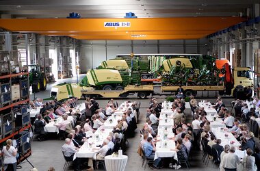 Inauguration du centre logistique pour la fabrication de machines agricoles